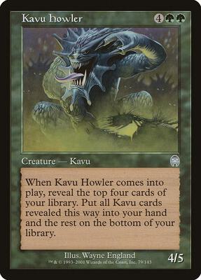 Kavu Howler card from Apocalypse