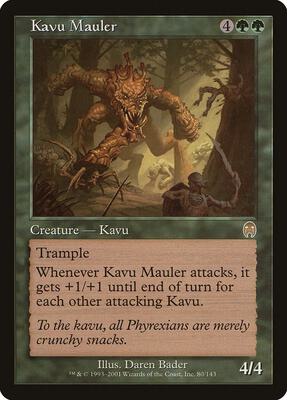 Kavu Mauler card from Apocalypse