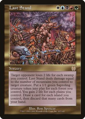Last Stand card from Apocalypse