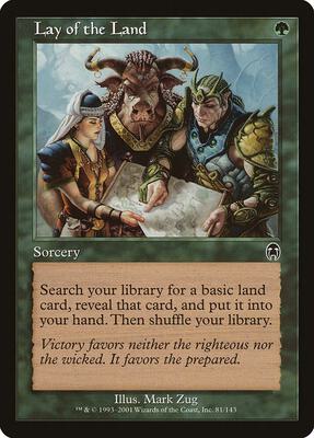 Lay of the Land card from Apocalypse