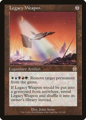 Legacy Weapon card from Apocalypse