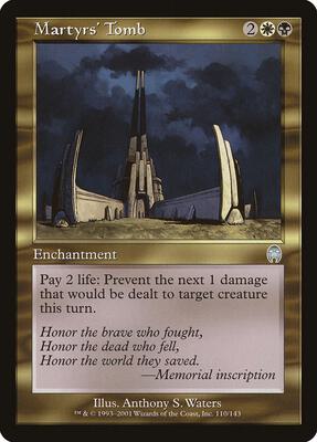 Martyrs' Tomb card from Apocalypse