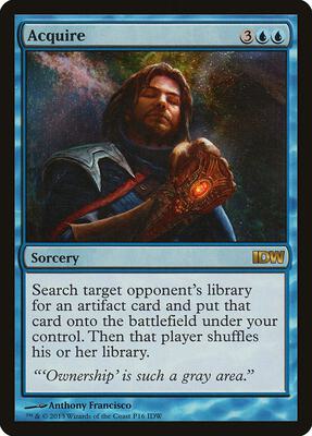 Acquire (IDW Comics 2014) card from Media Promos