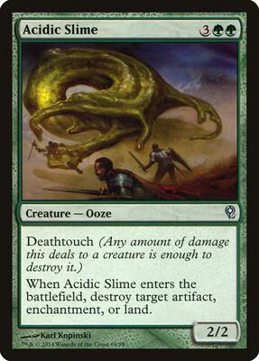 Acidic Slime card from Duel Decks: Jace vs. Vraska