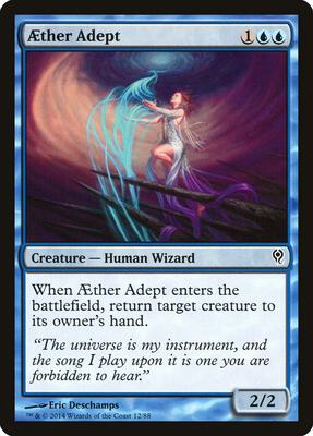 Aether Adept card from Duel Decks: Jace vs. Vraska