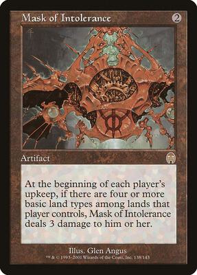 Mask of Intolerance card from Apocalypse