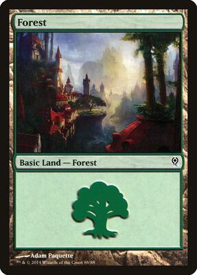 Forest (86) card from Duel Decks: Jace vs. Vraska