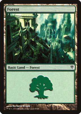 Forest (88) card from Duel Decks: Jace vs. Vraska