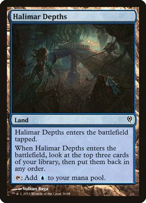 Halimar Depths card from Duel Decks: Jace vs. Vraska