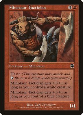 Minotaur Tactician card from Apocalypse