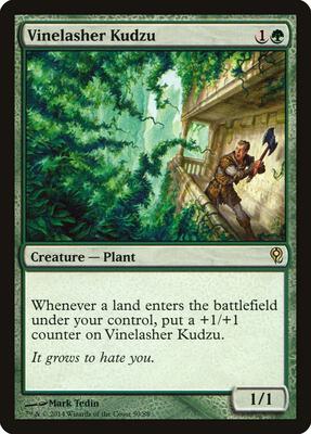Vinelasher Kudzu card from Duel Decks: Jace vs. Vraska
