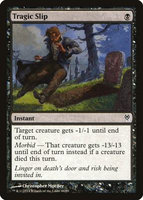 Tragic Slip card from Duel Decks: Jace vs. Vraska