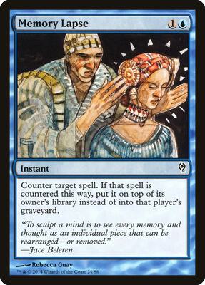 Memory Lapse card from Duel Decks: Jace vs. Vraska