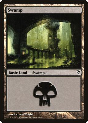 Swamp (83) card from Duel Decks: Jace vs. Vraska