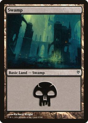 Swamp (82) card from Duel Decks: Jace vs. Vraska