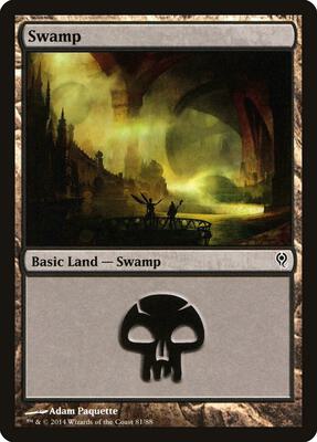 Swamp (81) card from Duel Decks: Jace vs. Vraska
