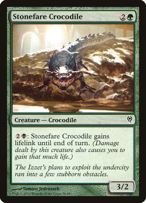 Stonefare Crocodile card from Duel Decks: Jace vs. Vraska