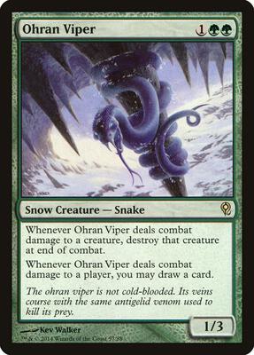 Ohran Viper card from Duel Decks: Jace vs. Vraska