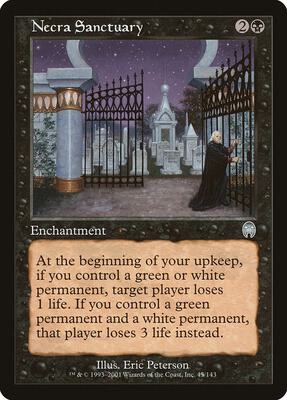 Necra Sanctuary card from Apocalypse