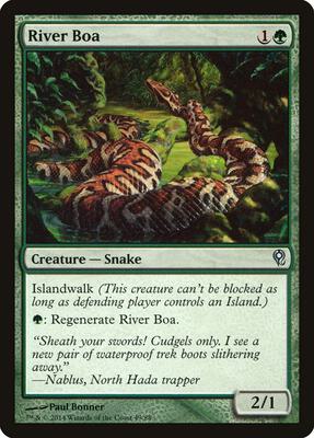 River Boa card from Duel Decks: Jace vs. Vraska