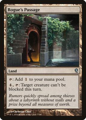 Rogue's Passage card from Duel Decks: Jace vs. Vraska