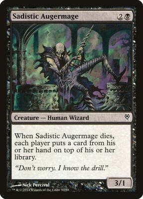 Sadistic Augermage card from Duel Decks: Jace vs. Vraska