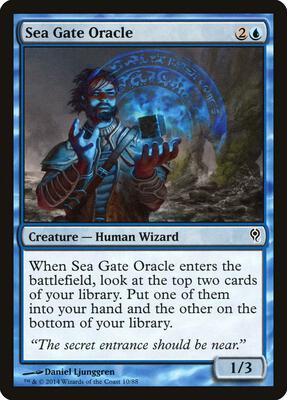 Sea Gate Oracle card from Duel Decks: Jace vs. Vraska