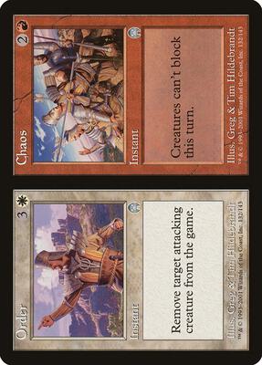 Order // Chaos card from Apocalypse
