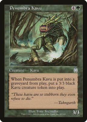Penumbra Kavu card from Apocalypse