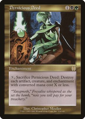 Pernicious Deed card from Apocalypse