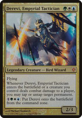 Derevi, Empyrial Tactician (Commander 2013) card from Oversize Cards