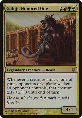 Gahiji, Honored One (Commander 2013) card from Oversize Cards