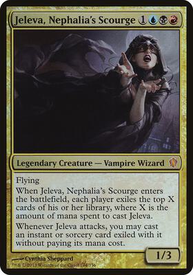 Jeleva, Nephalia's Scourge (Commander 2013) card from Oversize Cards