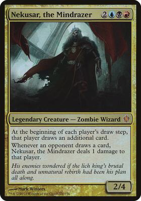 Nekusar, the Mindrazer (Commander 2013) card from Oversize Cards