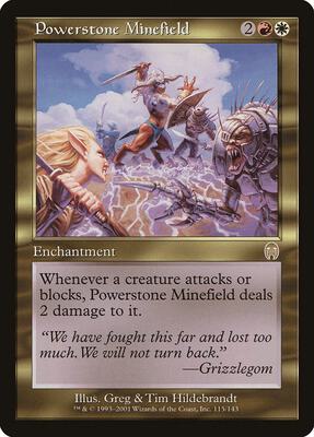 Powerstone Minefield card from Apocalypse