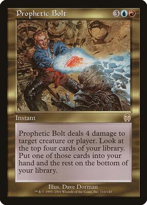Prophetic Bolt card from Apocalypse