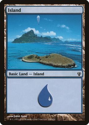 Island (140) card from Archenemy
