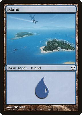 Island (141) card from Archenemy