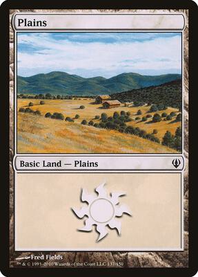 Plains (137) card from Archenemy