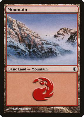 Mountain (147) card from Archenemy