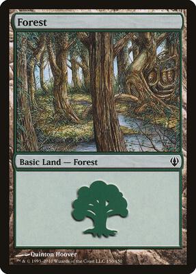Forest (150) card from Archenemy