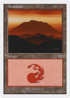 Mountain (115) card from Battle Royale Box Set