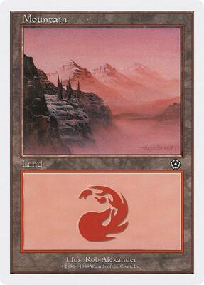 Mountain (118) card from Battle Royale Box Set