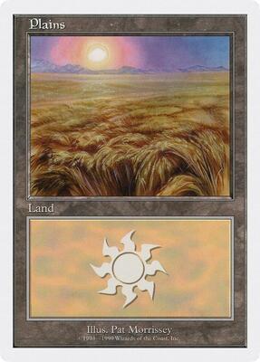Plains (124) card from Battle Royale Box Set
