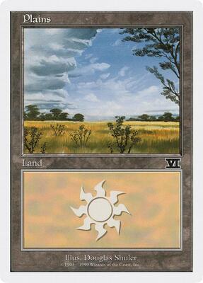 Plains (129) card from Battle Royale Box Set