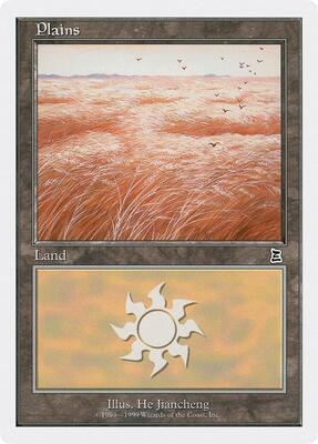 Plains (132) card from Battle Royale Box Set