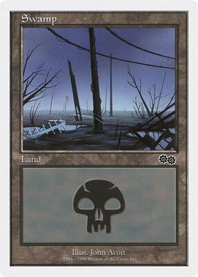 Swamp (133) card from Battle Royale Box Set