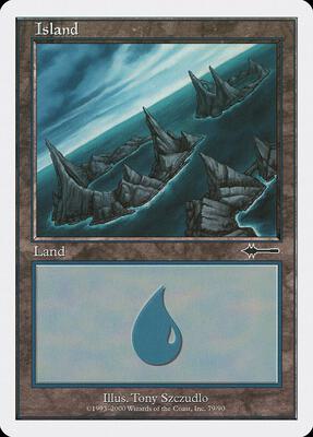 Island (79) card from Beatdown Box Set