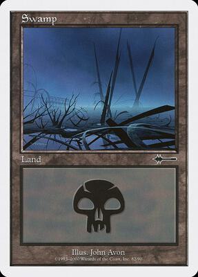 Swamp (82) card from Beatdown Box Set