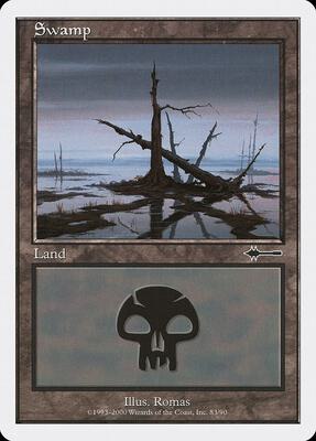 Swamp (83) card from Beatdown Box Set